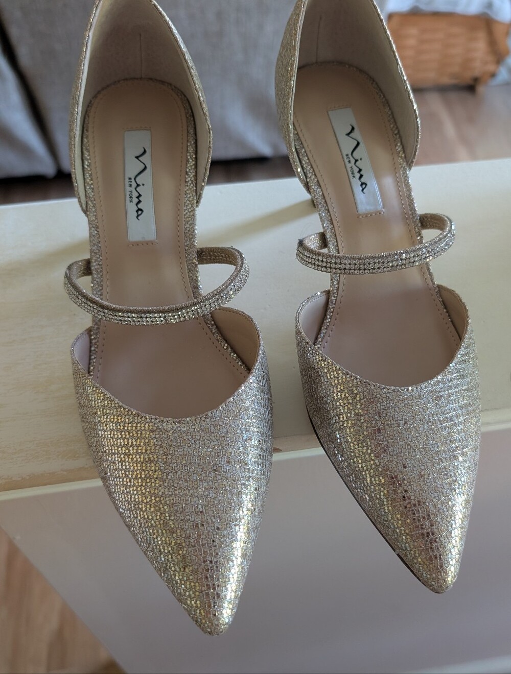 Gold Dressy Shoes
